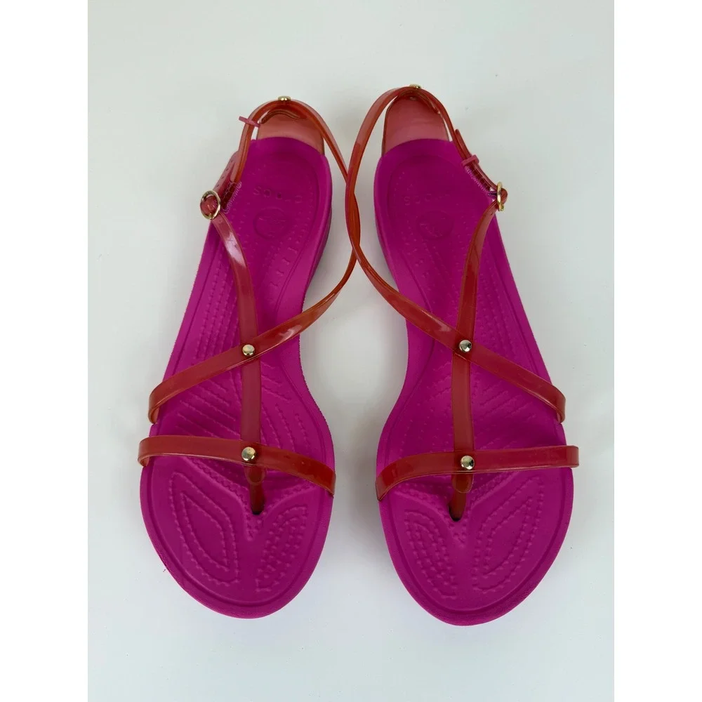CROCS strappy flat